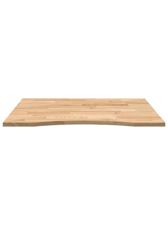 Stolní deska neošetřené 100x80x2,5 cm dub obdélníkový