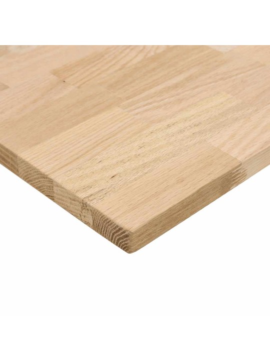 Stolní deska neošetřené 100x80x2,5 cm dub obdélníkový