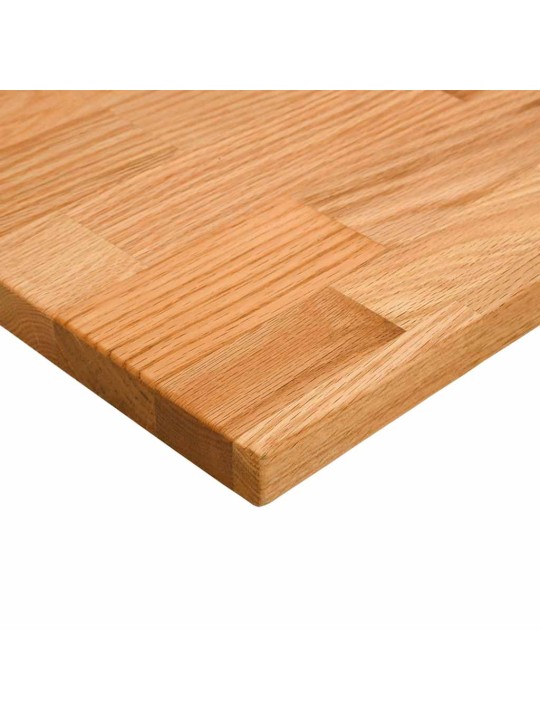 Stolní deska světle hnědá 80x50x2,5 cm dub obdélníkový