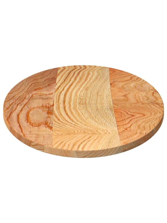 Stolní deska světle hnědá 100x50x2 cm masivní dub oválný
