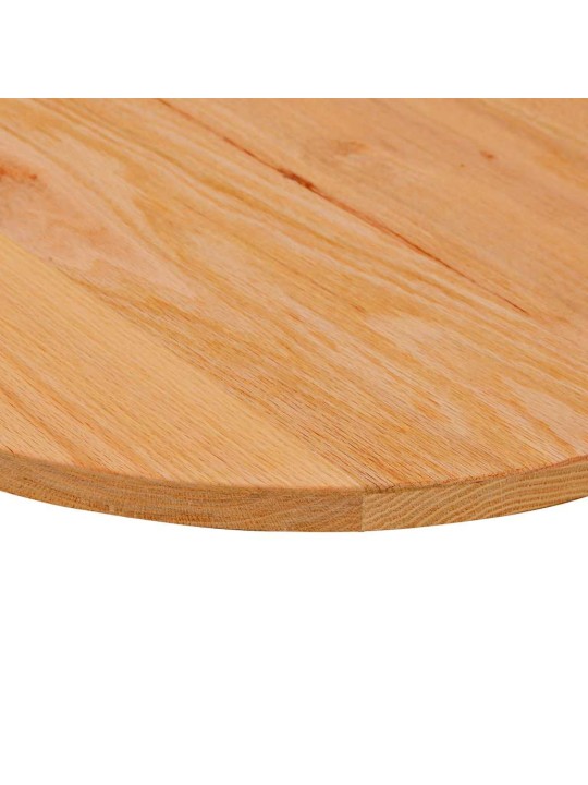 Stolní deska světle hnědá 100x50x2 cm masivní dub oválný