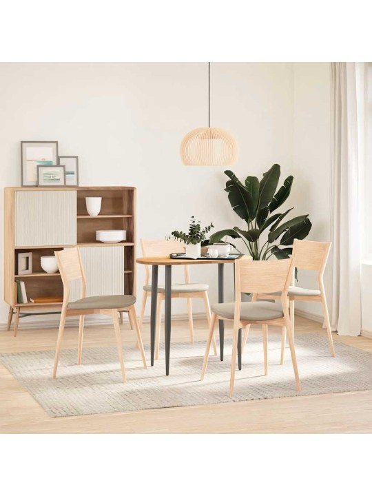 Stolní deska 80 x 40 x 2 cm oválný masivní dubové dřevo