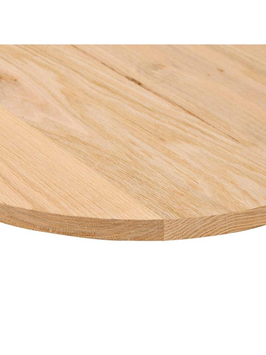 Stolní deska 100x50x2 cm masivní dub oválný
