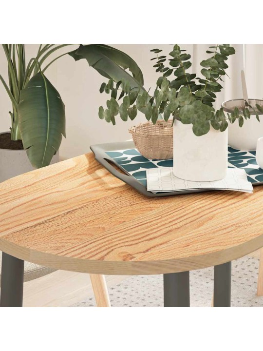 Stolní deska 100x50x2 cm masivní dub oválný