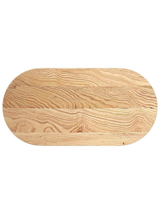 Stolní deska 100x50x4 cm masivní dub oválný