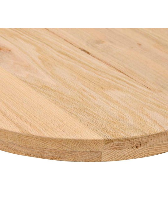 Stolní deska 100x50x4 cm masivní dub oválný