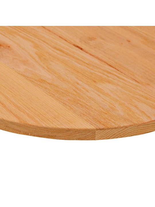 Stolní deska světle hnědá 100x50x2 cm masivní dub oválný