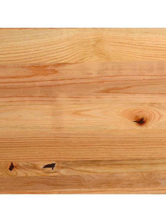 Stolní deska světle hnědá 100x50x2 cm masivní dub oválný