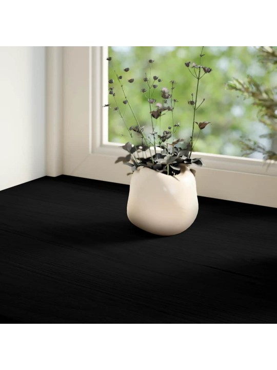 Okenní parapety 2ks tmavě hnědé 70x15x2cm masivní dub