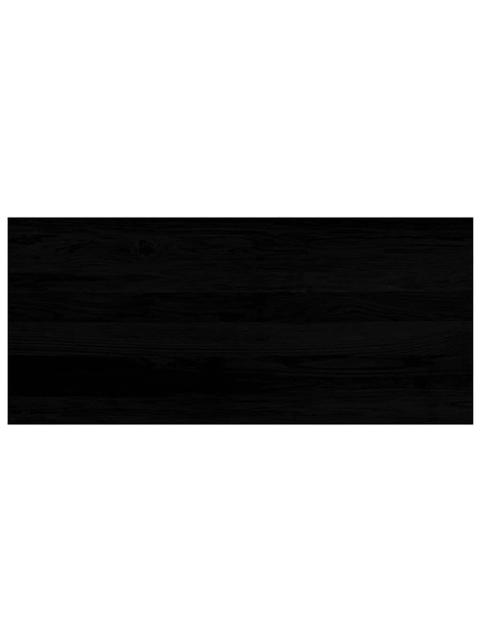 Okenní parapety 2ks tmavě hnědé 90x40x2 cm masivní dub