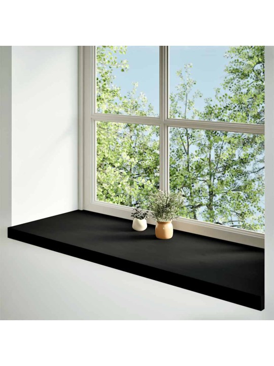 Okenní parapety 2ks tmavě hnědé 100x40x2 cm masivní dub