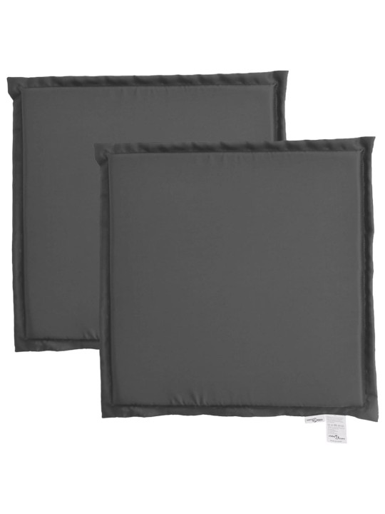 Podsedáky na zahradní nábytek 2 ks antracit 45x45x2cm čtvercové