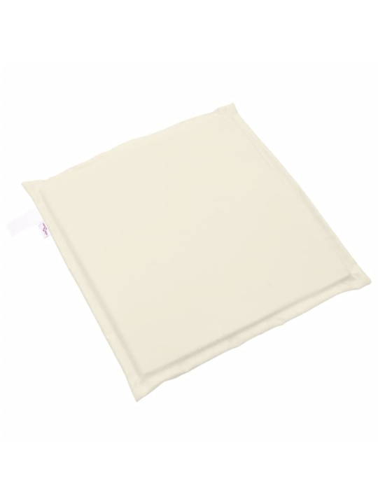 Podsedáky na zahradní nábytek 4 ks krémové 45x45x2 cm čtvercové