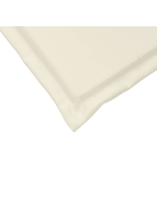 Podsedáky na zahradní nábytek 4 ks krémové 45x45x2 cm čtvercové