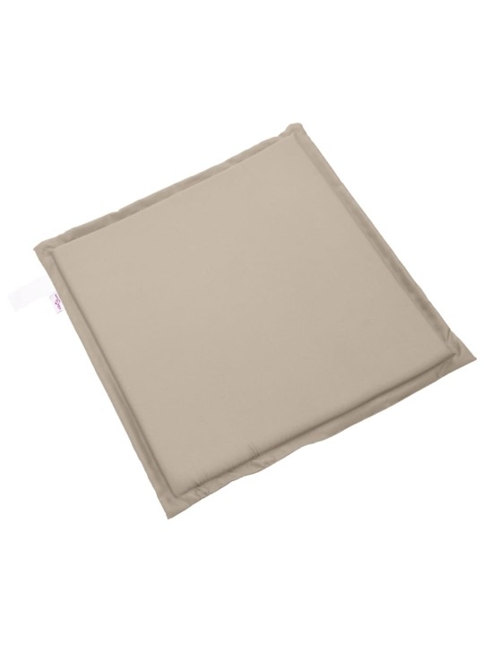 Podsedáky na zahradní nábytek 6 ks taupe 45x45x2 cm čtvercové