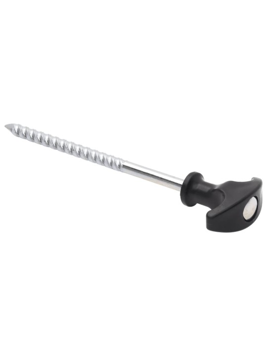 Stanové kolíky 24 ks 17 cm ø 7 mm pozinkovaná ocel