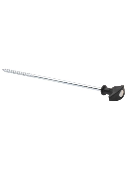 Stanové kolíky 12 ks 30 cm Ø 7 mm pozinkovaná ocel