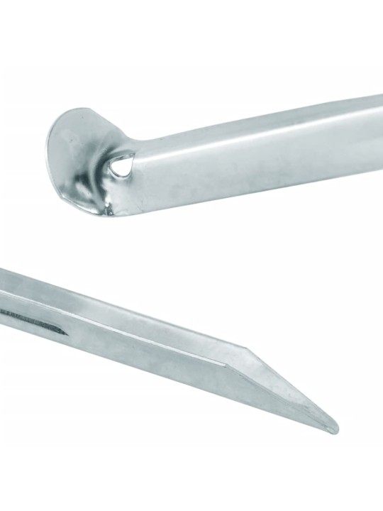 Stanové kolíky 24 ks 22 cm Ø 20 mm pozinkovaná ocel