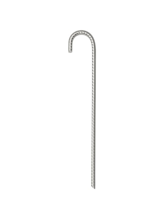 Stanové kolíky 12 ks 37 cm ø 10 mm pozinkovaná ocel