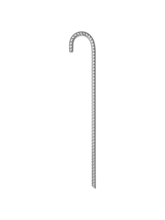 Stanové kolíky 12 ks 41,5 cm ø 12 mm pozinkovaná ocel