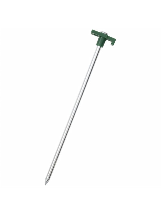 Stanové kolíky 24 ks 25 cm 7 mm pozinkovaná ocel a PP