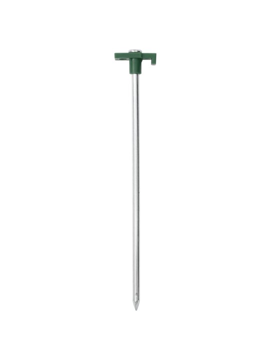 Stanové kolíky 24 ks 25 cm 7 mm pozinkovaná ocel a PP