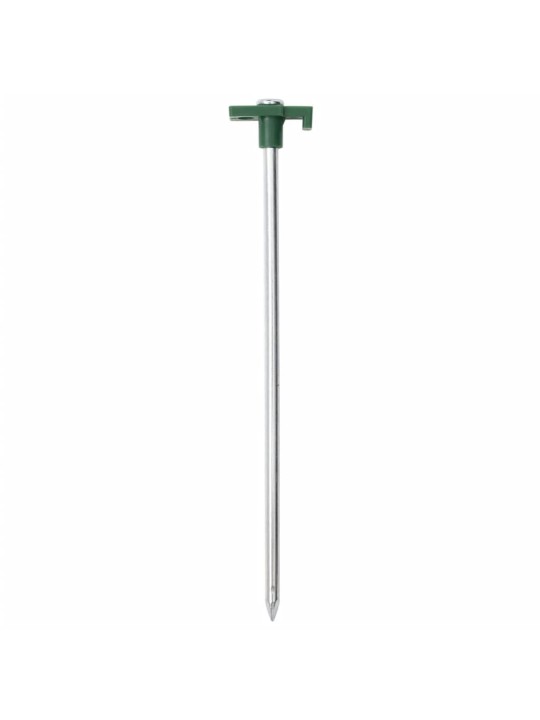 Stanové kolíky 12 ks 25 cm 7 mm pozinkovaná ocel a PP