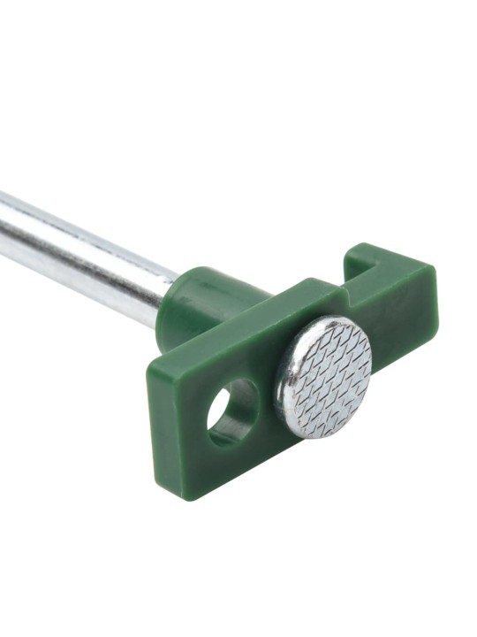 Stanové kolíky 12 ks 25 cm 7 mm pozinkovaná ocel a PP