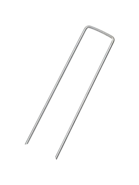 Zemní kolíky tvaru u 25 ks 15 x 3,5 cm pozinkovaná ocel