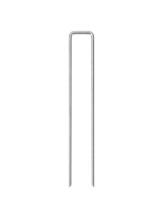 Zemní kolíky tvaru u 50 ks 20 x 3,5 cm pozinkovaná ocel