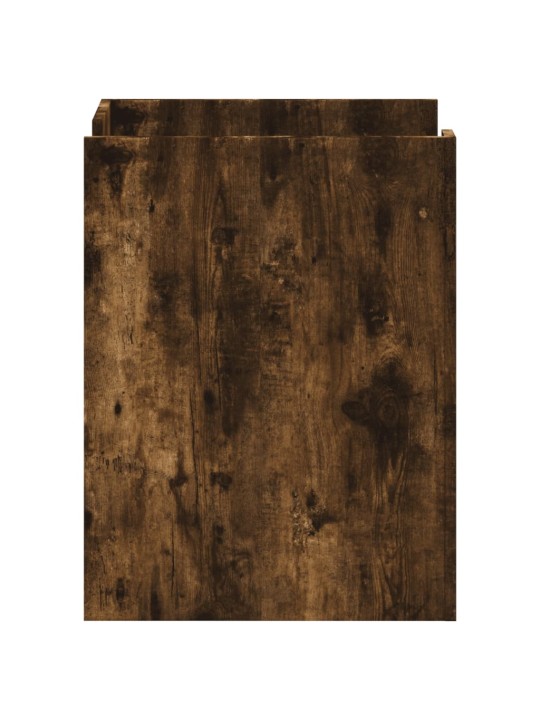 Noční stolek kouřový dub 45 x 50 x 65 cm kompozitní dřevo