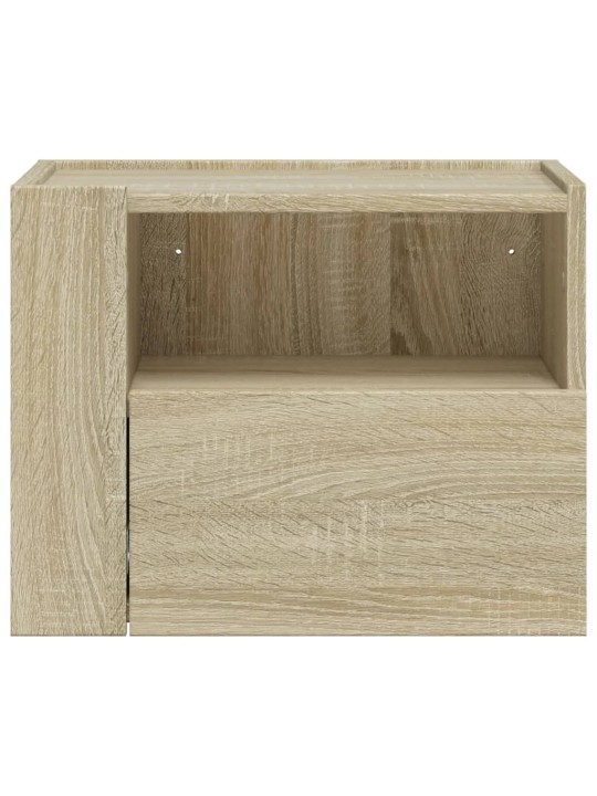 Nástěnné noční stolky 2 ks dub sonoma 45 x 30 x 35 cm