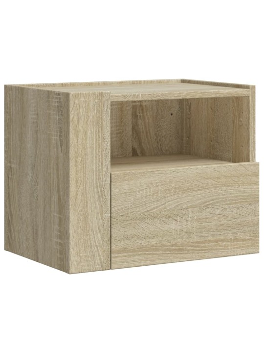 Nástěnné noční stolky 2 ks dub sonoma 45 x 30 x 35 cm