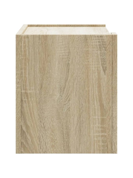 Nástěnné noční stolky 2 ks dub sonoma 45 x 30 x 35 cm