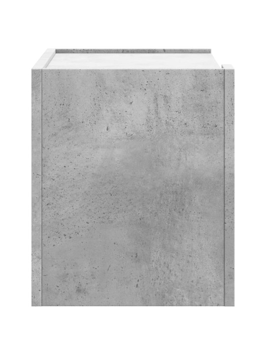 Nástěnné noční stolky 2 ks betonově šedé 45 x 30 x 35 cm