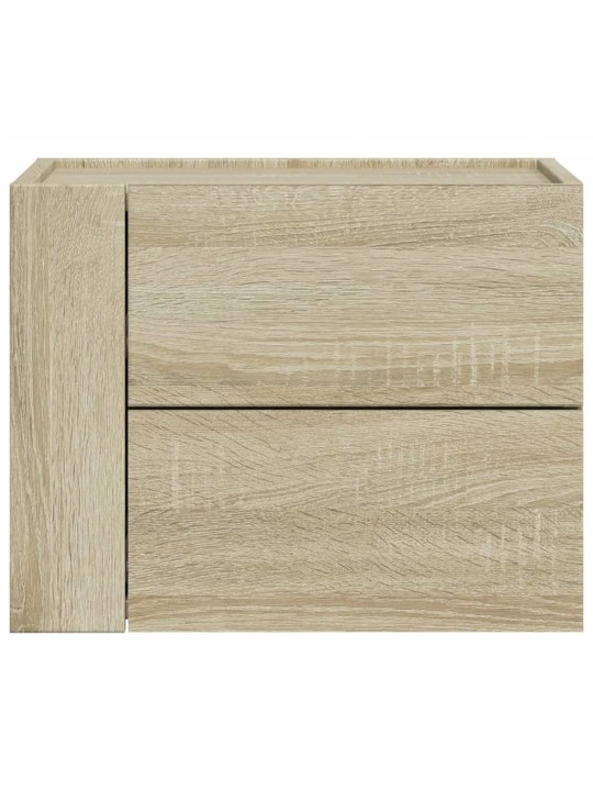 Nástěnné noční stolky 2 ks dub sonoma 45 x 30 x 35 cm