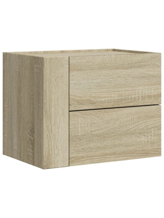 Nástěnné noční stolky 2 ks dub sonoma 45 x 30 x 35 cm
