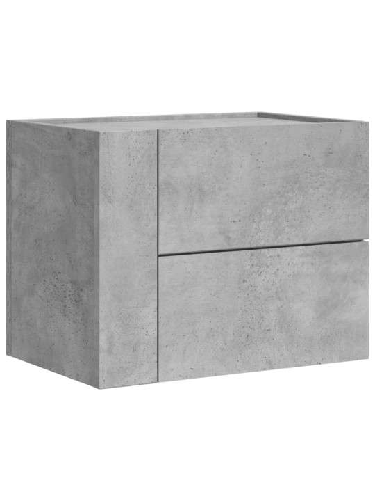 Nástěnné noční stolky 2 ks betonově šedé 45 x 30 x 35 cm