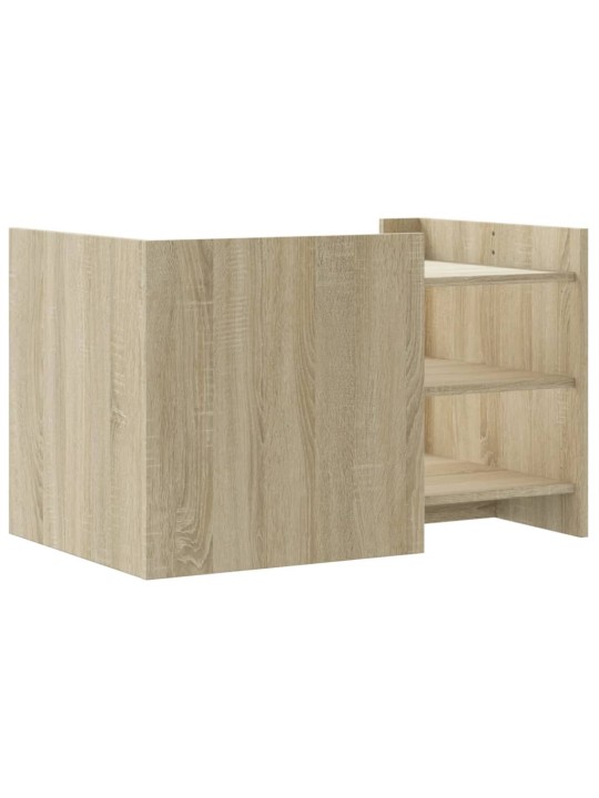 Konferenční stolek dub sonoma 80 x 50 x 50 cm kompozitní dřevo