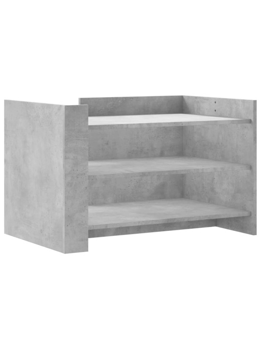 Konferenční stolek betonově šedý 80x50x50 cm kompozitní dřevo