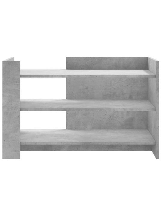 Konferenční stolek betonově šedý 80x50x50 cm kompozitní dřevo