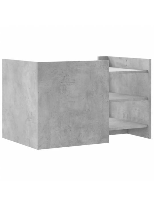 Konferenční stolek betonově šedý 80x50x50 cm kompozitní dřevo