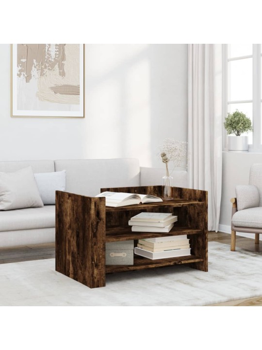 Konferenční stolek kouřový dub 80 x 50 x 50 cm kompozitní dřevo