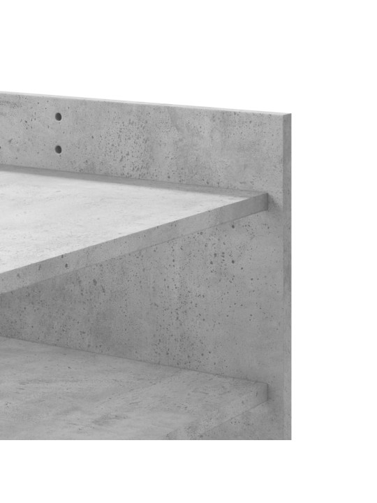 Konferenční stolek betonově šedý 100x50x50 cm kompozitní dřevo