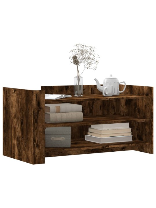 Konferenční stolek kouřový dub 100x50x50 cm kompozitní dřevo