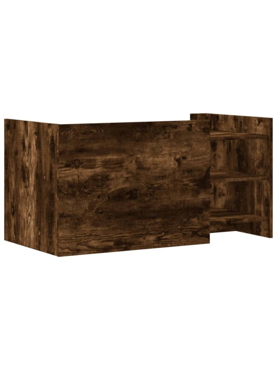 Konferenční stolek kouřový dub 100x50x50 cm kompozitní dřevo