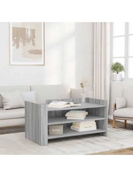 Konferenční stolek šedý sonoma 100x50x50 cm kompozitní dřevo