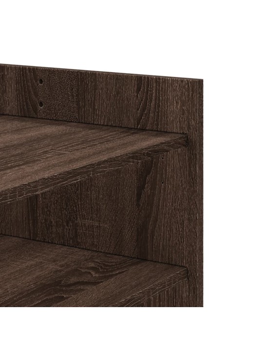 Konferenční stolek hnědý dub 100 x 50 x 50 cm kompozitní dřevo