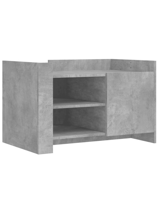 Konferenční stolek betonově šedý 80x50x50 cm kompozitní dřevo