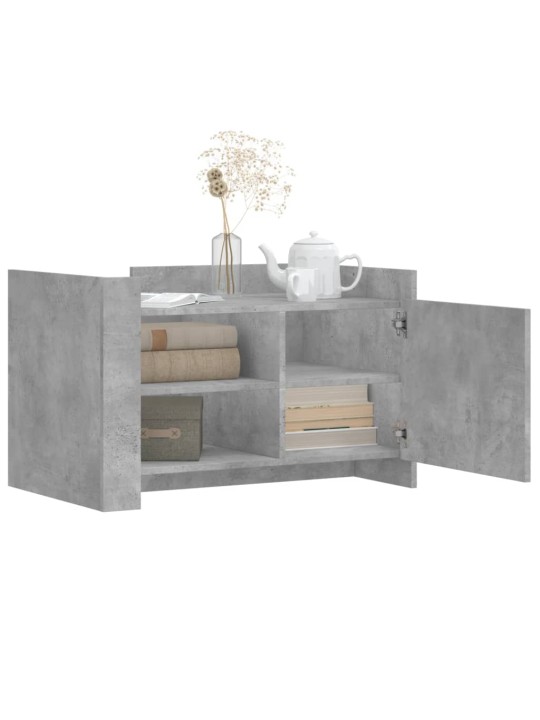 Konferenční stolek betonově šedý 80x50x50 cm kompozitní dřevo